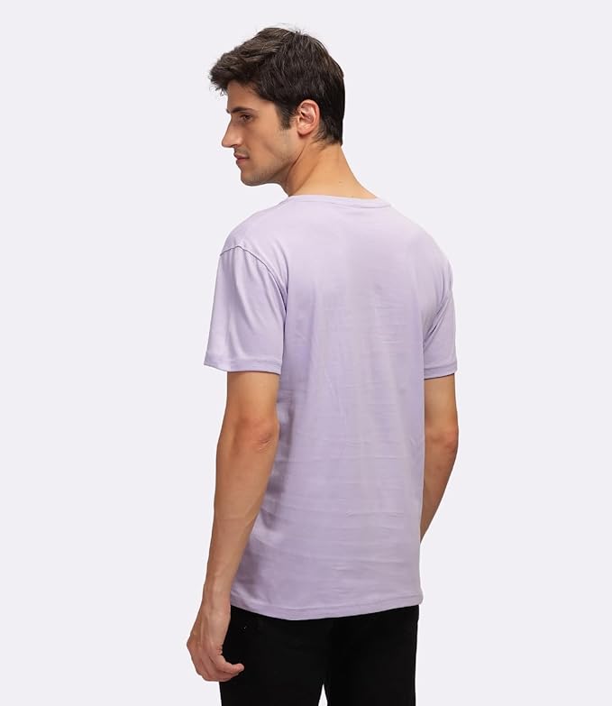 Lavender Solid Premium 100% Cotton T-shirt