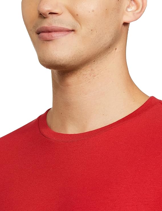 Red Solid Premium 100% Cotton T-shirt