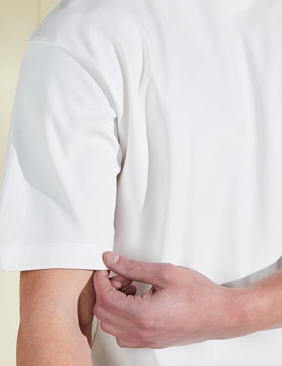 White Solid Premium 100% Cotton T-shirt